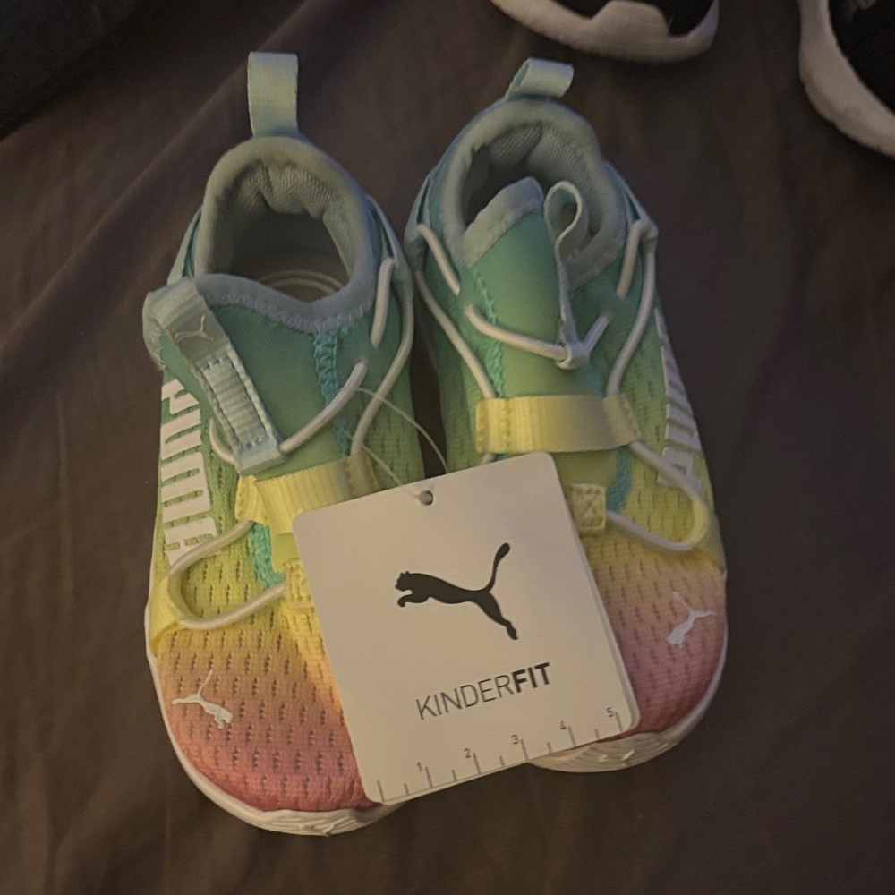 PUMA Kids Pastel Rainbow Sneakers